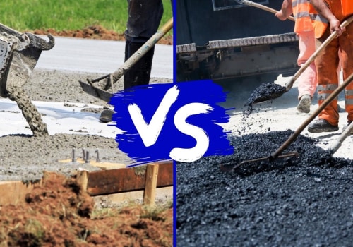 The Differences Between Asphalt Paving and Concrete Paving